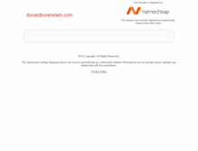 Tablet Screenshot of donaldborenstein.com